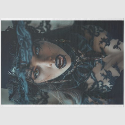 ゴシック様式の吸血鬼レディーノクターヌデクページ 薄葉紙 (正面)