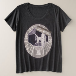 ゴシック様式の呪文 プラスサイズTシャツ