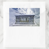 ゴシック様式の墓のシール 長方形シール (バッグ)