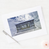 ゴシック様式の墓のシール 長方形シール (封筒)