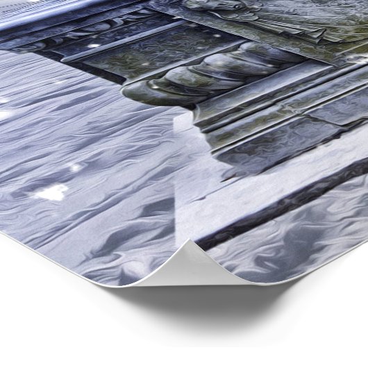 ゴシック様式の墓のポスター ポスター (角)