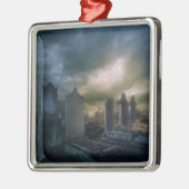 ゴシック様式の墓地オーナメント メタルオーナメント (左)