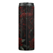 ゴシック様式の墓地バラガーデンと赤と黒 タンブラー (裏面)