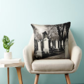 ゴシック様式の墓地レトロスタイル写真 クッション (椅子)