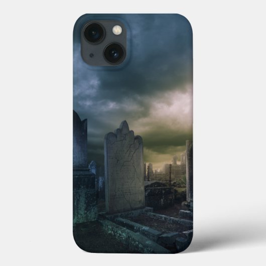 ゴシック様式の墓地IPADケース Case-Mate iPhoneケース (裏面)