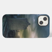 ゴシック様式の墓地IPADケース iPhoneケース (裏面横)