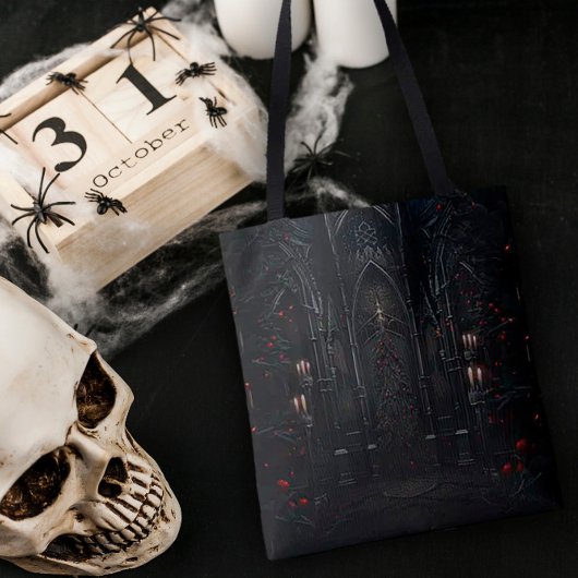 ゴシック様式の壁デザイン トートバッグ