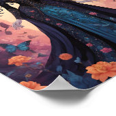 ゴシック様式の夢想家の森の女神 ポスター (角)