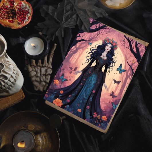 ゴシック様式の夢想家の森の女神 ポスター