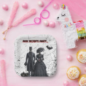 ゴシック様式の大人ハローウィンパーティ待ち ペーパープレート (パーティー)