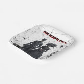 ゴシック様式の大人ハローウィンパーティ待ち ペーパープレート (傾斜あり)