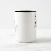 ゴシック様式の大聖堂ホワイト ツートーンマグカップ (中央)