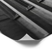 ゴシック様式の大聖堂 – 威厳のある木炭最高傑作 ポスター (角)