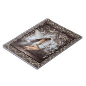 ゴシック様式の天使とハト ノートブック (左側)