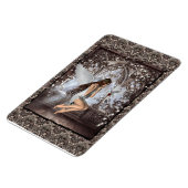 ゴシック様式の天使とハト マグネット (左側)