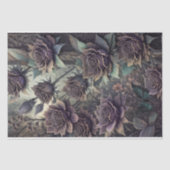 ゴシック様式の天使のための花#1 - Decopage - 薄葉紙 (正面)