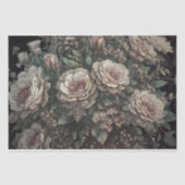 ゴシック様式の天使のための花#4 - Decopage - 薄葉紙 (正面)