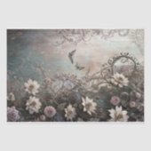 ゴシック様式の天使のための花#6 - Decopage - 薄葉紙 (正面)