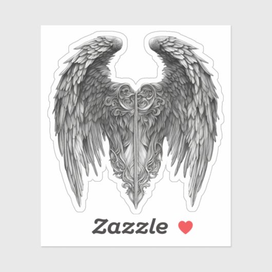 ゴシック様式の天使の翼の防水 シール (シート)