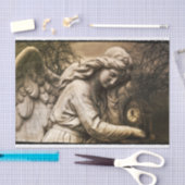 ゴシック様式の天使ティッシュペーパー 薄葉紙 (クラフト)