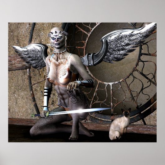 ゴシック様式の天使 ポスター (正面)