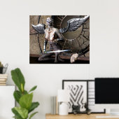 ゴシック様式の天使 ポスター (ホームオフィス)