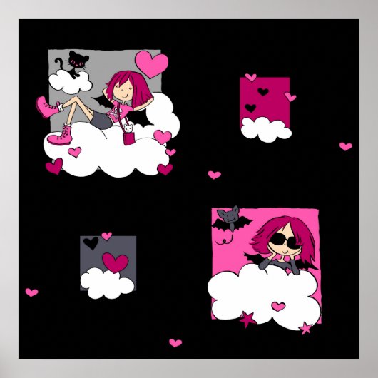 ゴシック様式の天使 ポスター (正面)