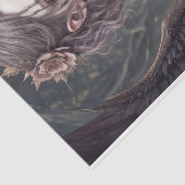 ゴシック様式の天使:ミッシェル – デコページ –  薄葉紙 (詳細)