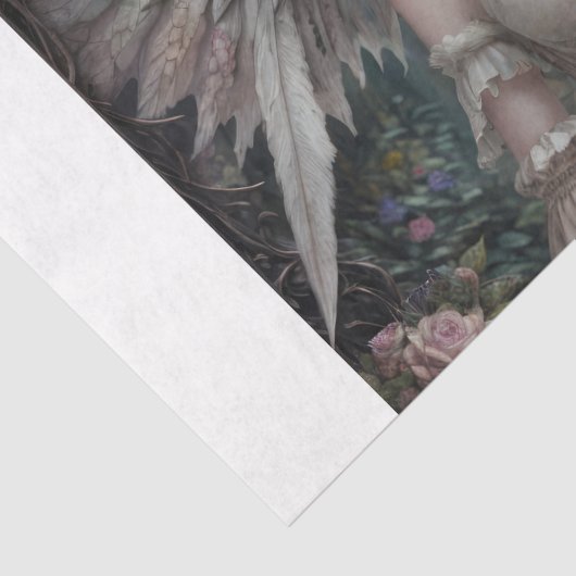 ゴシック様式の天使:リス – デコページ – 薄葉紙 (詳細)