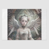 ゴシック様式の天使:リス – デコページ – 薄葉紙 (正面)