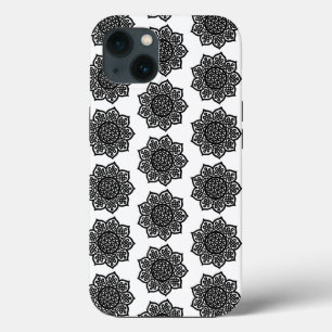 ゴシック様式の太陽白黒ケルト結び目模様ケース – メイトiPho iPhone 13ケース