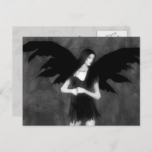 ゴシック様式の失ったファンタジー絵葉書の判断 ポストカード (正面/裏面)