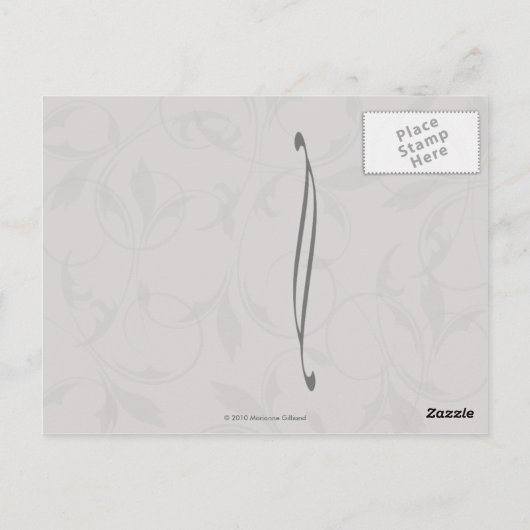 ゴシック様式の失ったファンタジー絵葉書の判断 ポストカード (裏面)