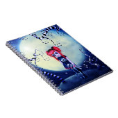 ゴシック様式の女の子ブードゥー人形と不気味なつる植物 ノートブック (右側)