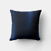 ゴシック様式の妖精のネイビーガウン | 深いコバルトブルーシェン クッション (裏面)