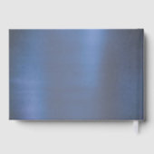 ゴシック様式の妖精のネイビーガウン | 深いコバルトブルーシェン ゲストブック (裏面)