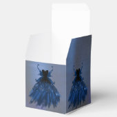 ゴシック様式の妖精のネイビーガウン | 深いコバルトブルーシェン フェイバーボックス (オープン)