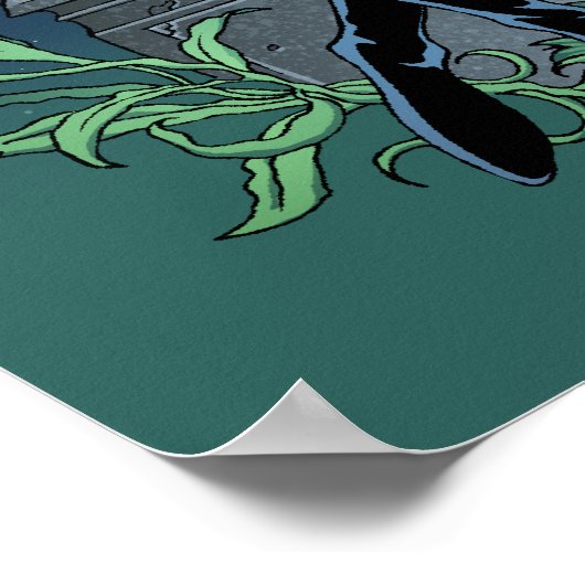 ゴシック様式の妖精の墓に涙を浮かべて ポスター (角)