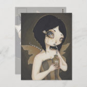 ゴシック様式の妖精の毒ファンタジーの絵葉書 ポストカード (正面/裏面)