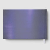 ゴシック様式の妖精の藍色 | 深い王室のパープルシェン ゲストブック (裏面)