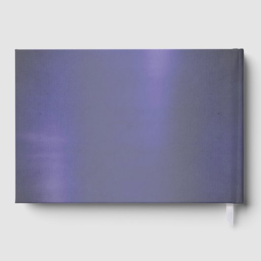 ゴシック様式の妖精の藍色 | 深い王室のパープルシェン ゲストブック (裏面)