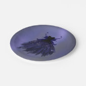 ゴシック様式の妖精の藍色 | 深い王室のパープルシェン ペーパープレート (アングル)