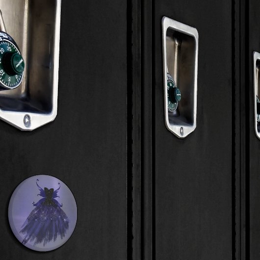 ゴシック様式の妖精の藍色 | 深い王室のパープルシェン マグネット