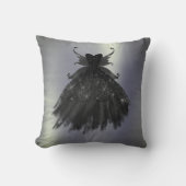 ゴシック様式の妖精の黒衣 | バンピーゴシックグラムシェン クッション (正面)