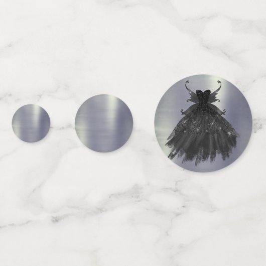 ゴシック様式の妖精の黒衣 | バンピーゴシックグラムシェン コンフェッティ (裏面)