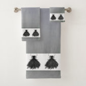 ゴシック様式の妖精の黒衣 | バンピーゴシックグラムシェン バスタオルセット (インサイチュ)