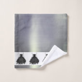 ゴシック様式の妖精の黒衣 | バンピーゴシックグラムシェン バスタオルセット (ウォッシュタオル)