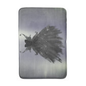 ゴシック様式の妖精の黒衣 | バンピーゴシックグラムシェン バスマット (正面縦)