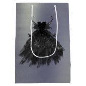 ゴシック様式の妖精の黒衣 | バンピーゴシックグラムシェン ミディアムペーパーバッグ (裏面)