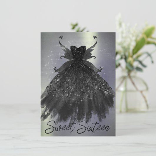 ゴシック様式の妖精の黒衣 | バンピーゴシックグラムシェン 招待状 (スタンド正面)